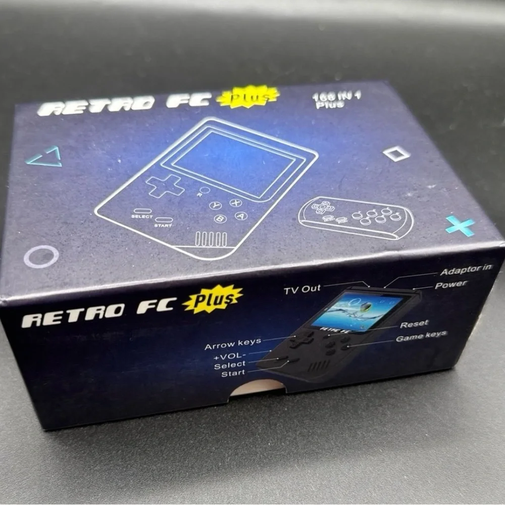 Retro Handheld Games Console for Kids/Adults, 168 Classic Games